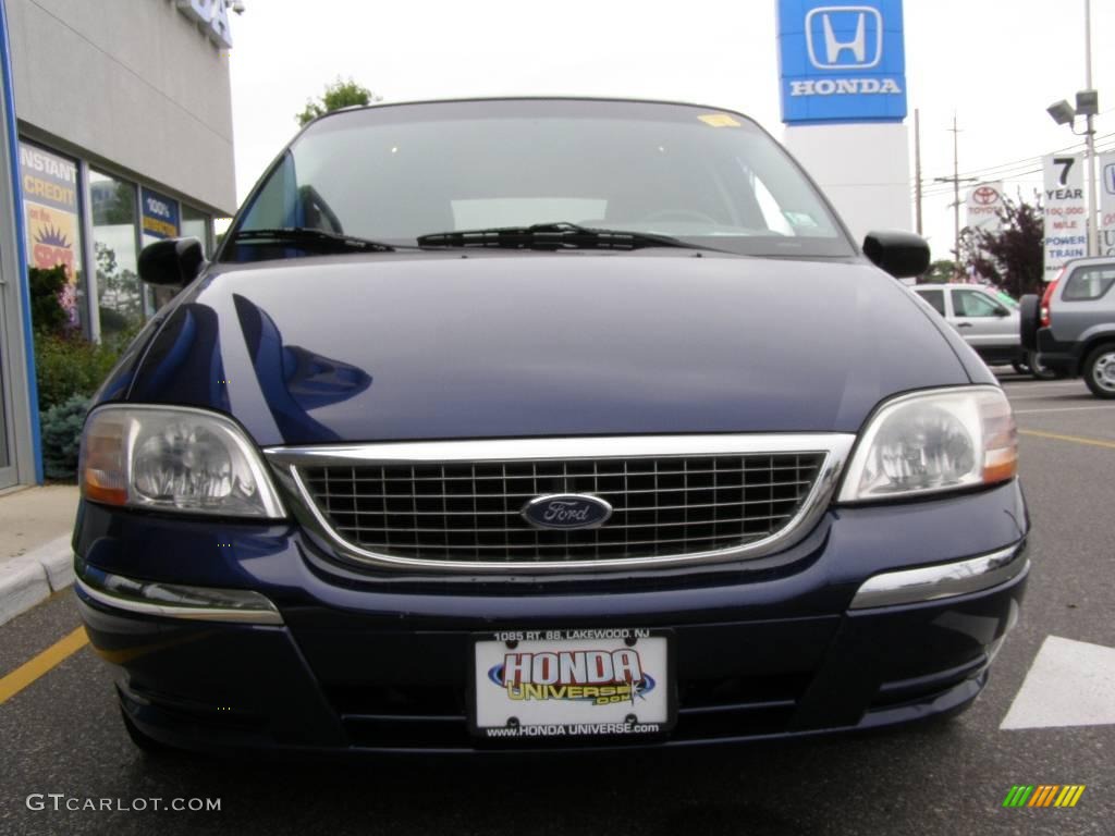 2001 Windstar SE - Medium Royal Blue Metallic / Medium Graphite photo #2