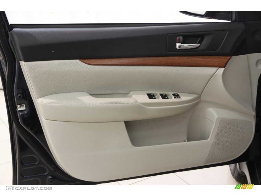 2013 Subaru Outback 2.5i Limited Warm Ivory Leather Door Panel Photo #107036529