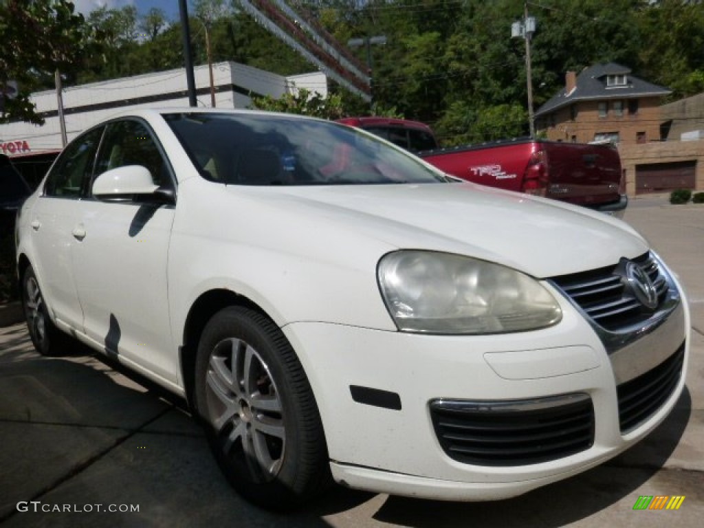 Campanella White 2006 Volkswagen Jetta 2.5 Sedan Exterior Photo #107037477