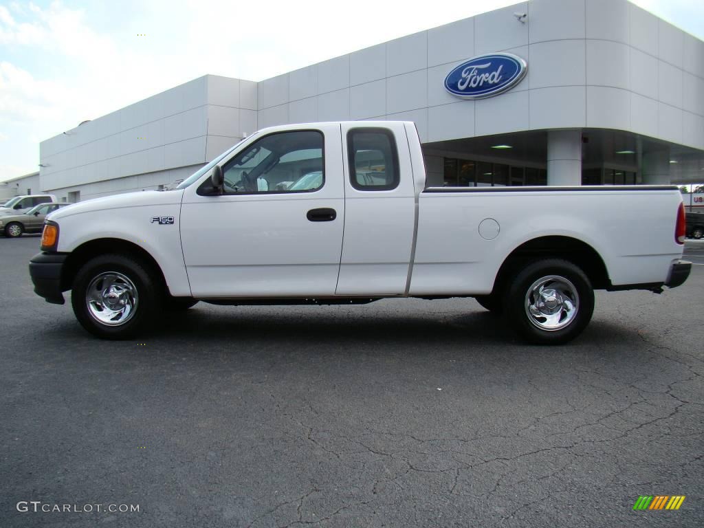 2004 F150 XL Heritage SuperCab - Oxford White / Heritage Graphite Grey photo #5