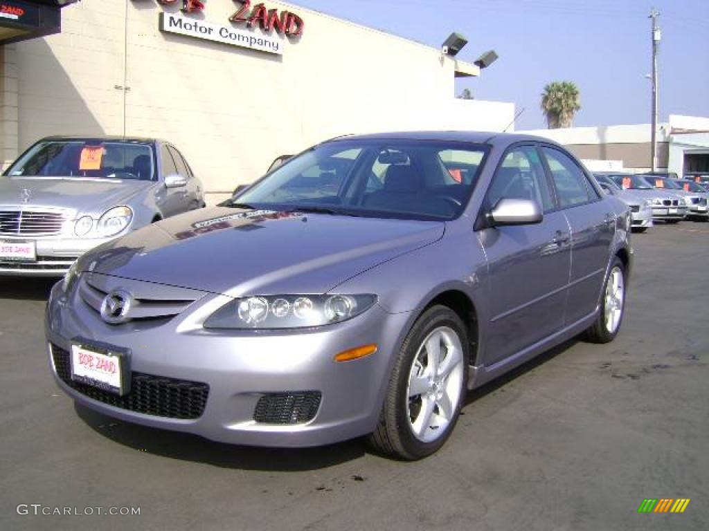 2007 MAZDA6 i Sport Sedan - Titanium Gray Metallic / Gray photo #1