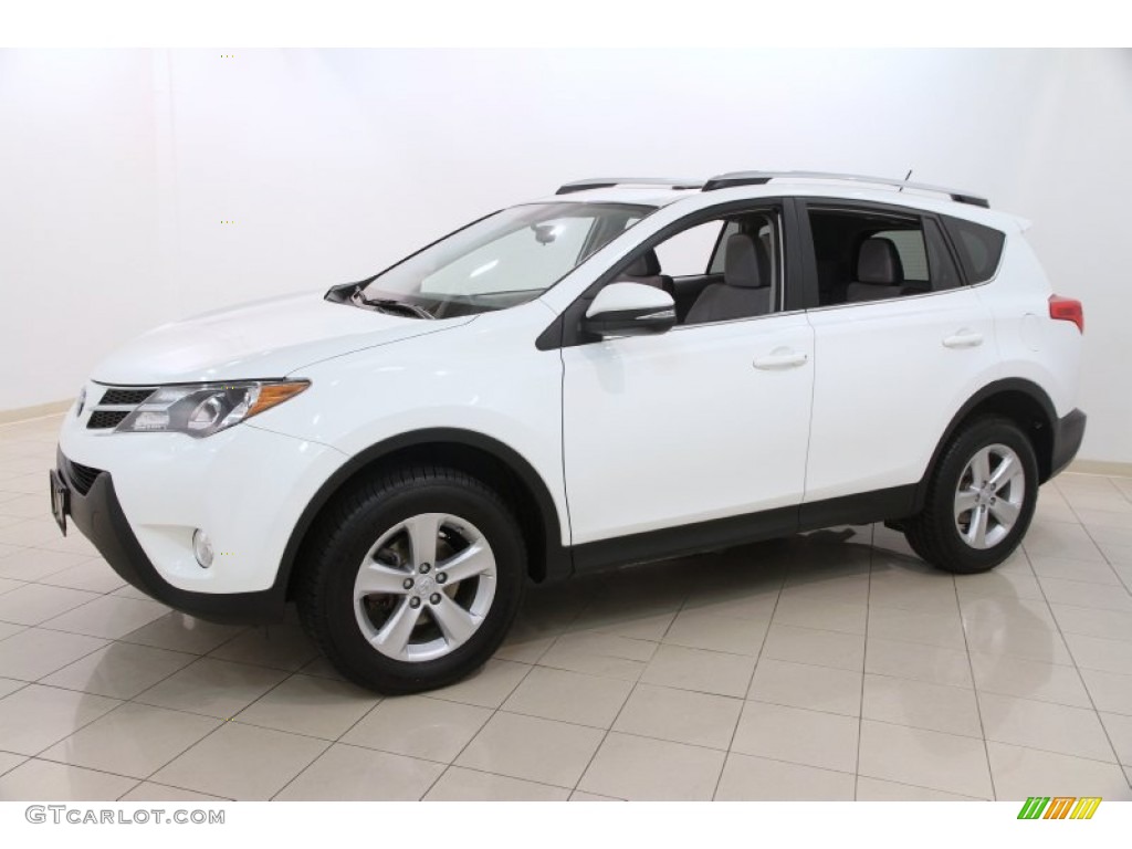 Super White 2013 Toyota RAV4 XLE AWD Exterior Photo #107039169