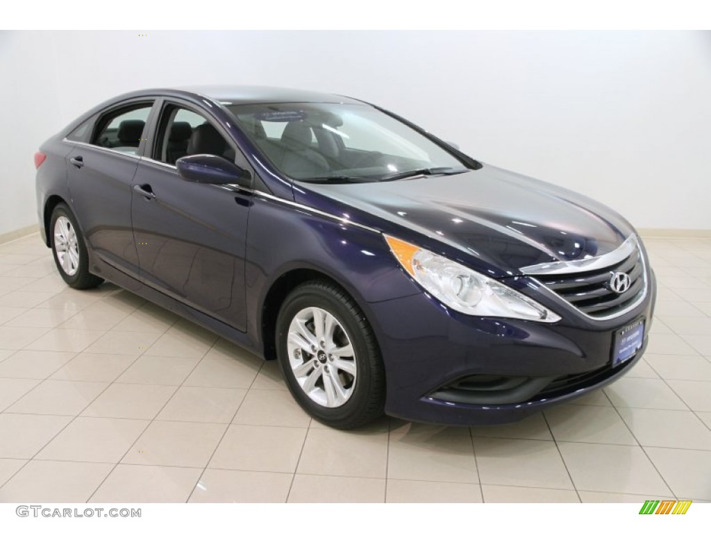 2014 Sonata GLS - Indigo Blue Pearl / Gray photo #1