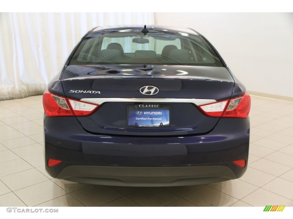 2014 Sonata GLS - Indigo Blue Pearl / Gray photo #12