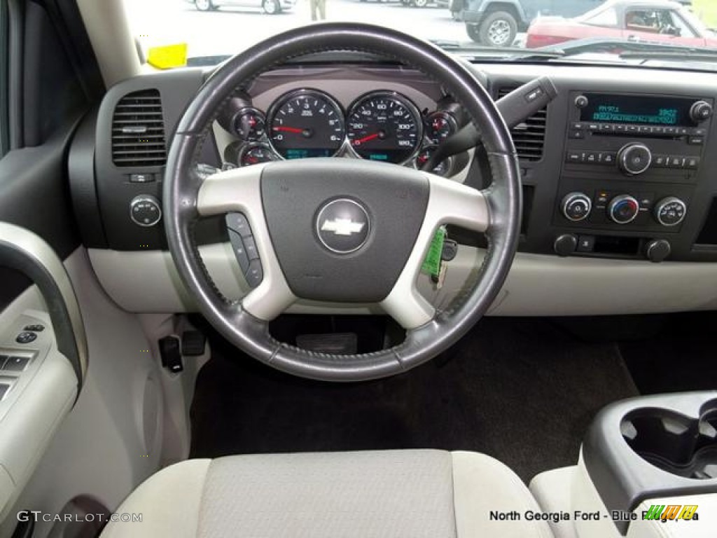 2009 Silverado 1500 LT XFE Crew Cab - Blue Granite Metallic / Light Cashmere photo #16