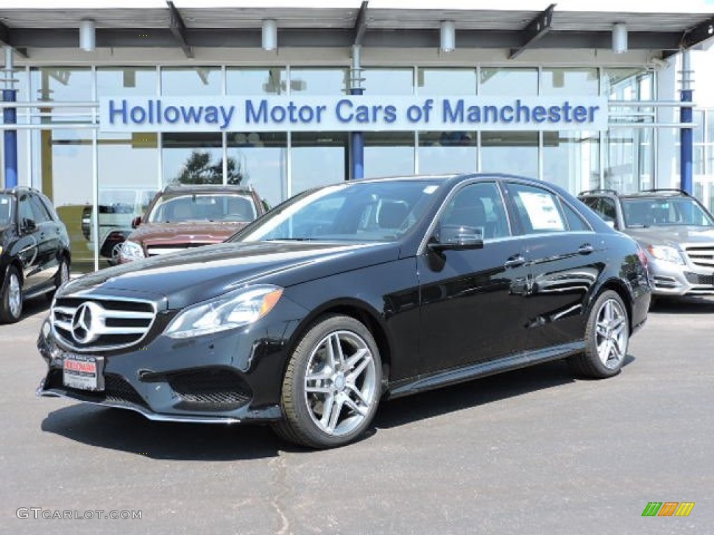 2016 E 350 4Matic Sedan - Black / Chestnut Brown/Black photo #1