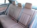 2016 Mercedes-Benz E Chestnut Brown/Black Interior Rear Seat Photo