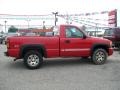 2005 Fire Red GMC Sierra 1500 SLE Regular Cab 4x4  photo #7