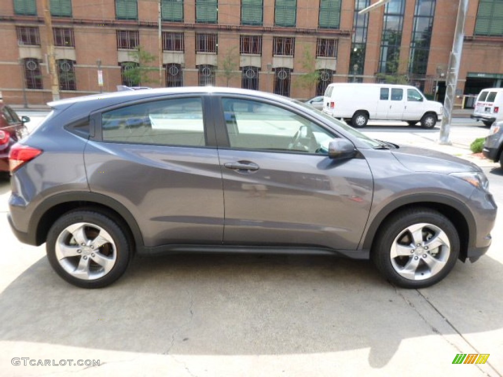 Modern Steel Metallic 2016 Honda HR-V LX Exterior Photo #107046451