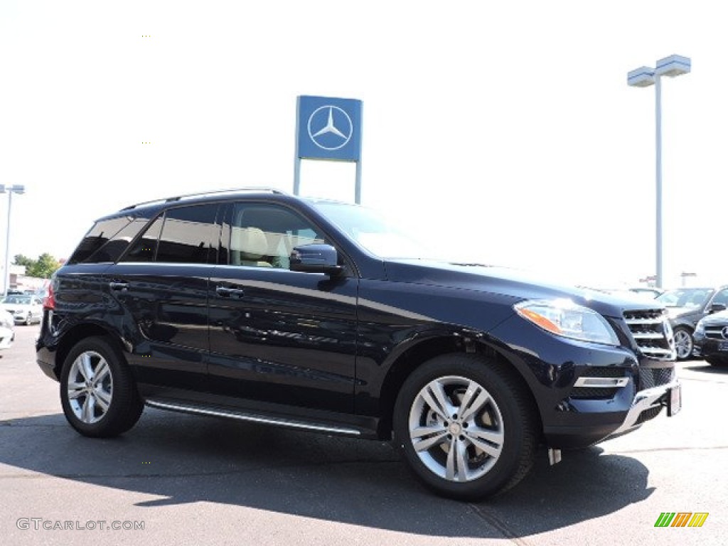 Lunar Blue Metallic 2015 Mercedes-Benz ML 350 4Matic Exterior Photo #107048464