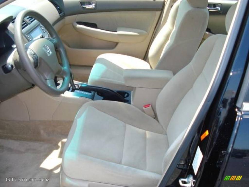 2006 Accord LX V6 Sedan - Nighthawk Black Pearl / Ivory photo #6