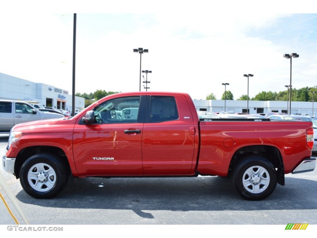 2014 Tundra SR5 Double Cab - Barcelona Red Metallic / Black photo #6