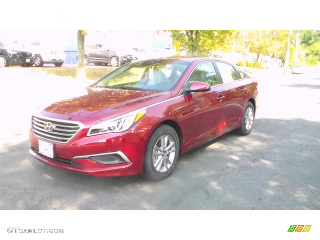 2016 Sonata SE - Venetian Red / Beige photo #1