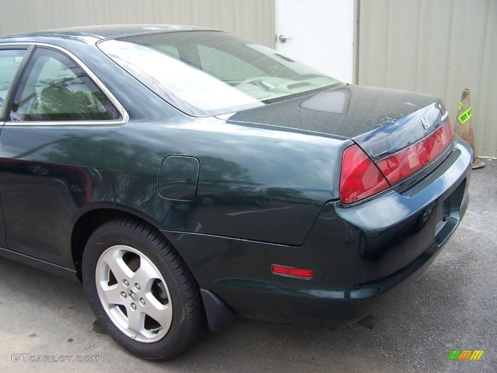 1999 Accord EX V6 Coupe - Dark Emerald Pearl / Ivory photo #2