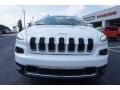 2016 Bright White Jeep Cherokee Limited  photo #2