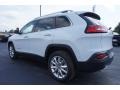 2016 Bright White Jeep Cherokee Limited  photo #5