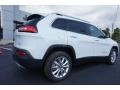 2016 Bright White Jeep Cherokee Limited  photo #7