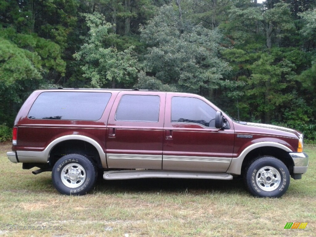 Toreador Red Metallic 2001 Ford Excursion Limited 4x4 Exterior Photo #107053291