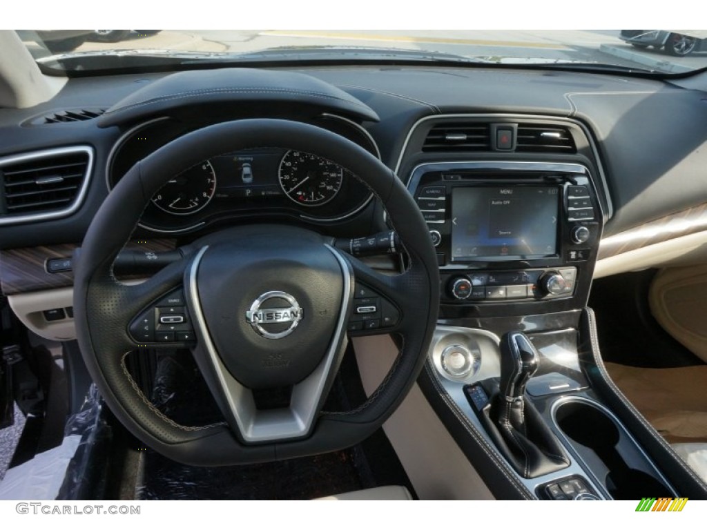 2016 Nissan Maxima Platinum Cashmere Dashboard Photo #107053330