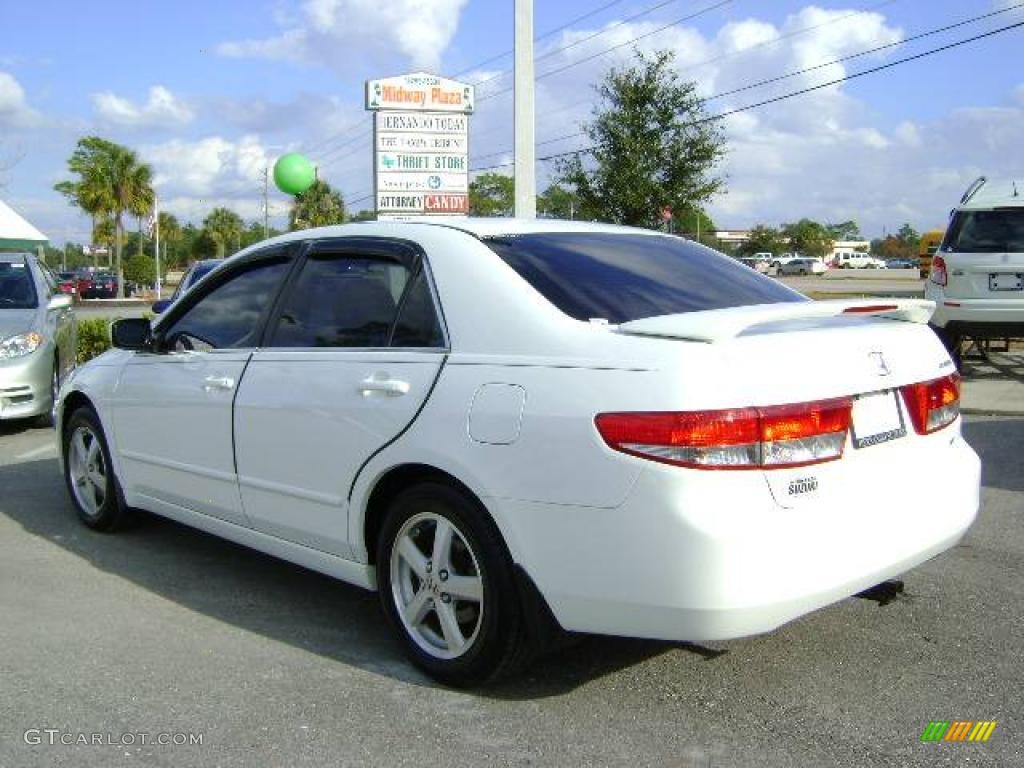 2004 Accord EX Sedan - Taffeta White / Ivory photo #5