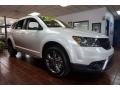 Pearl White Tri-Coat 2016 Dodge Journey Crossroad