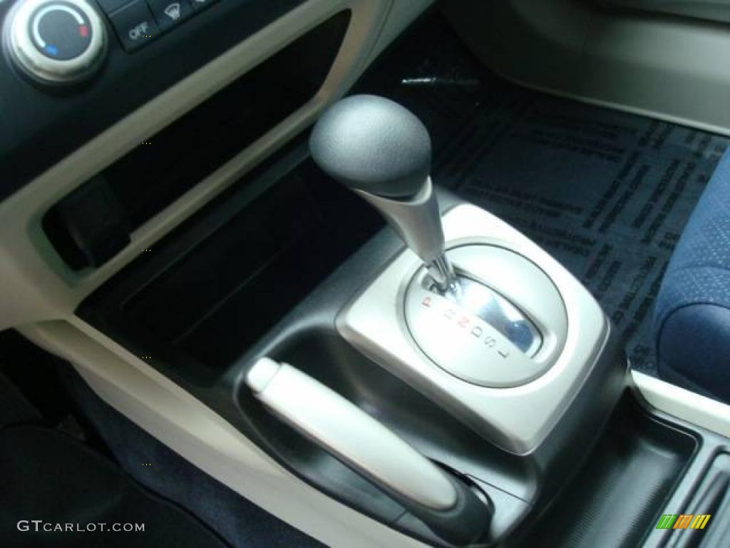 2007 Civic Hybrid Sedan - Alabaster Silver Metallic / Blue photo #17