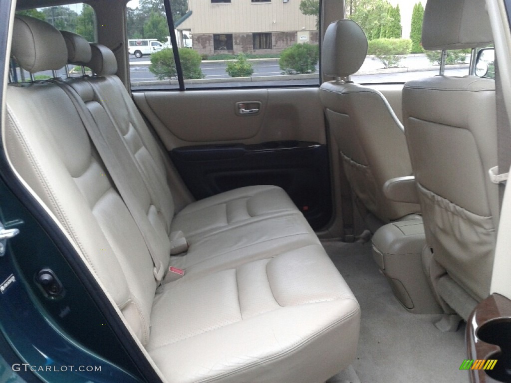 2003 Highlander V6 4WD - Electric Green Mica / Ivory photo #28