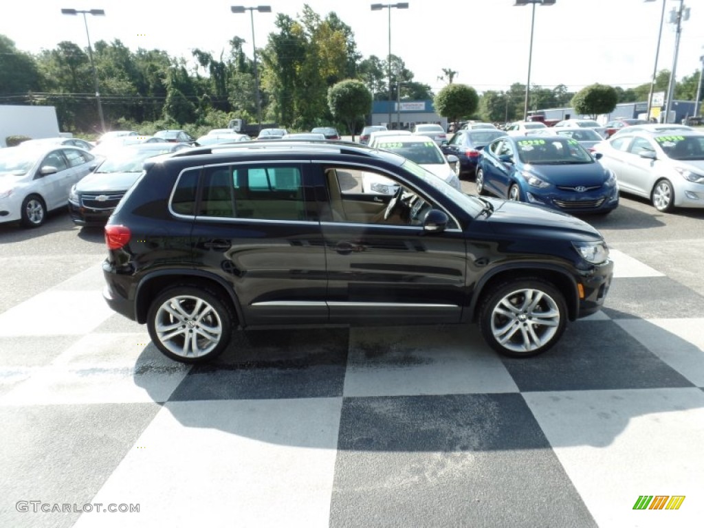 2012 Tiguan SEL - Deep Black Metallic / Beige photo #3