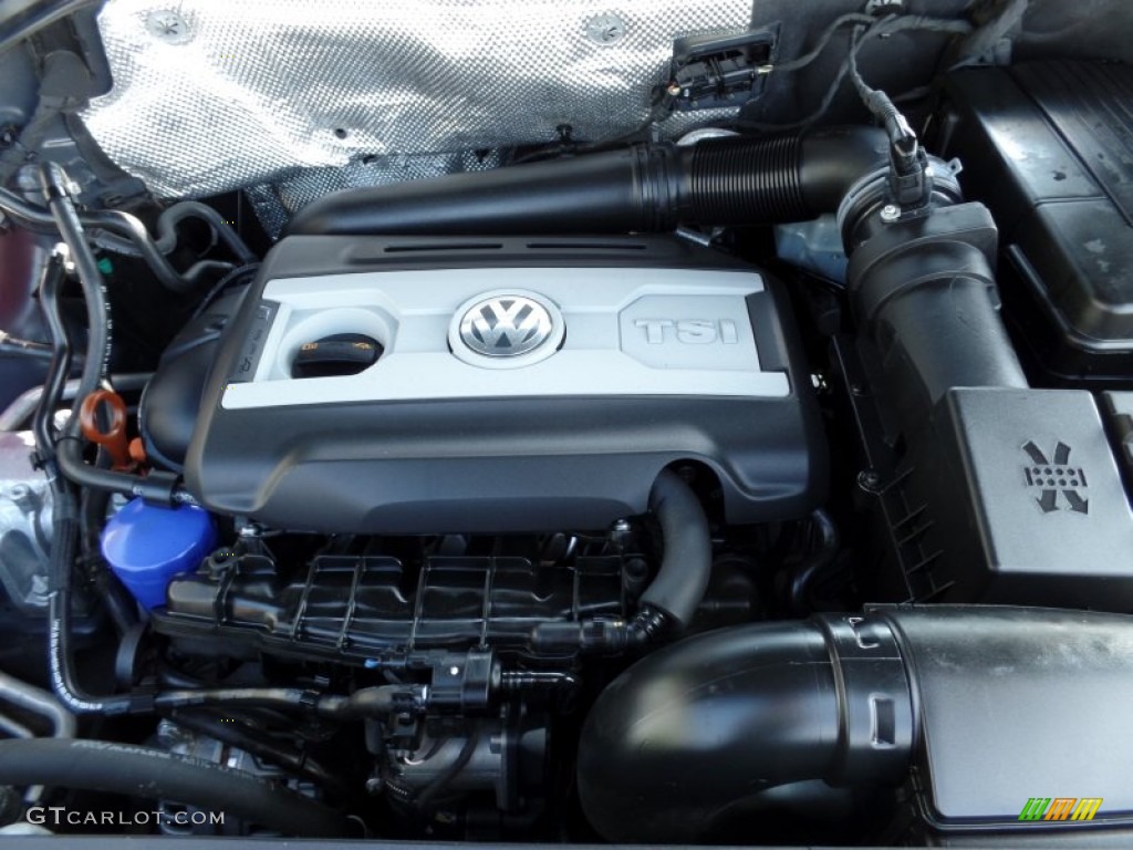 2012 Tiguan SEL - Deep Black Metallic / Beige photo #6