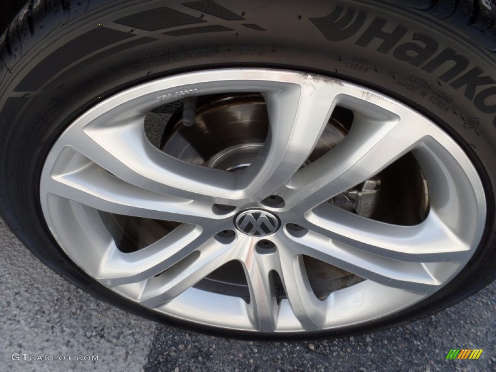 2012 Tiguan SEL - Deep Black Metallic / Beige photo #7