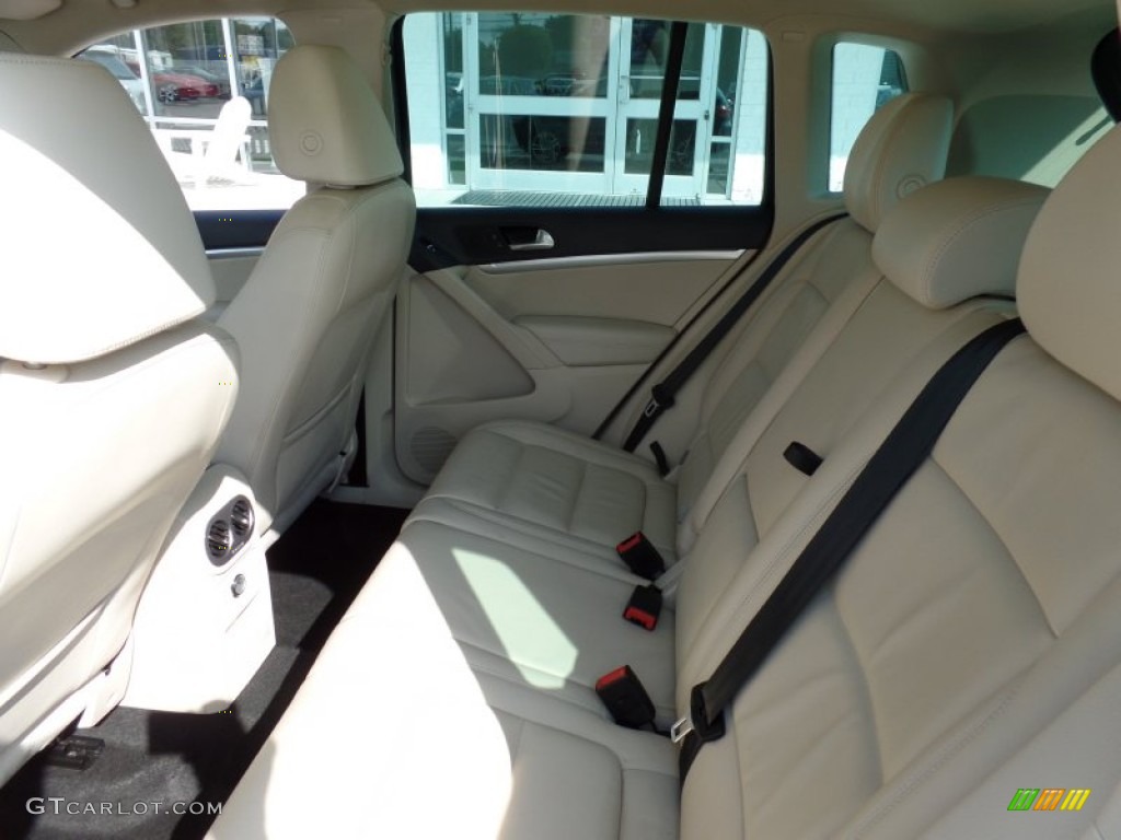 2012 Tiguan SEL - Deep Black Metallic / Beige photo #12