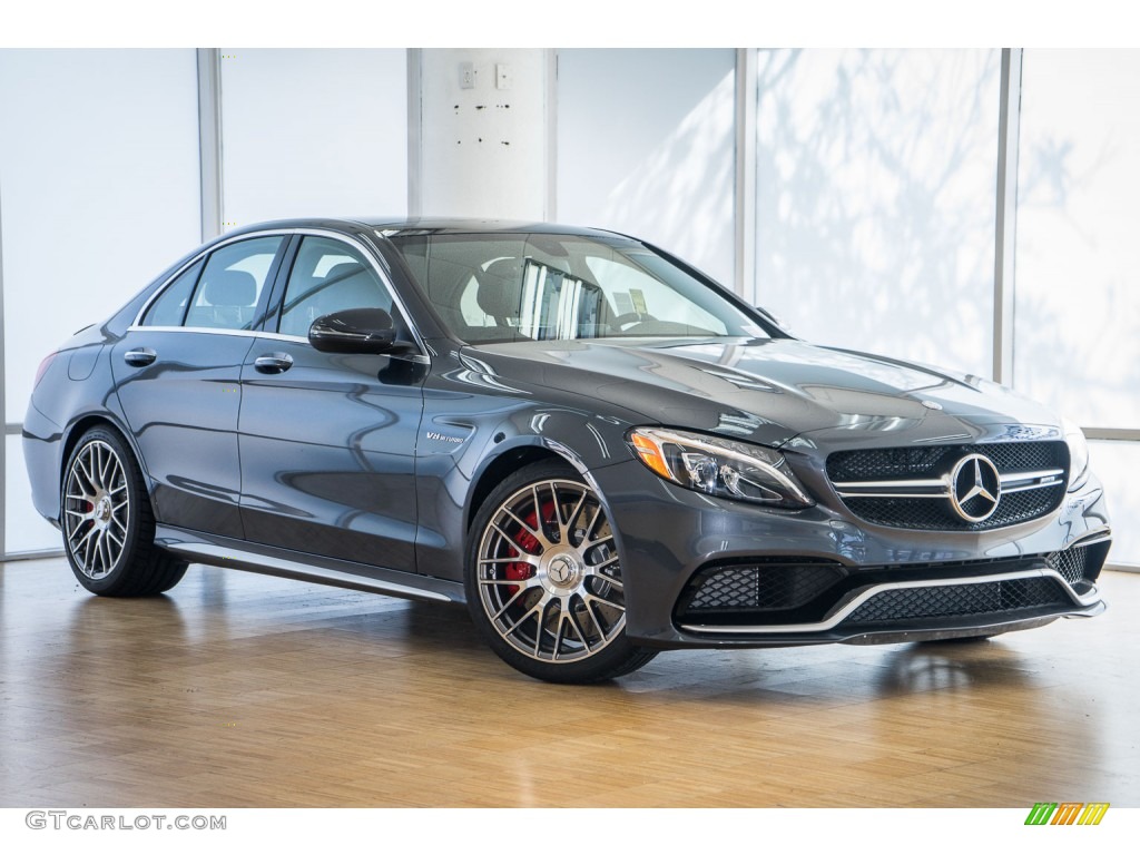 Steel Grey Metallic 2016 Mercedes-Benz C 63 S AMG Sedan Exterior Photo #107058760