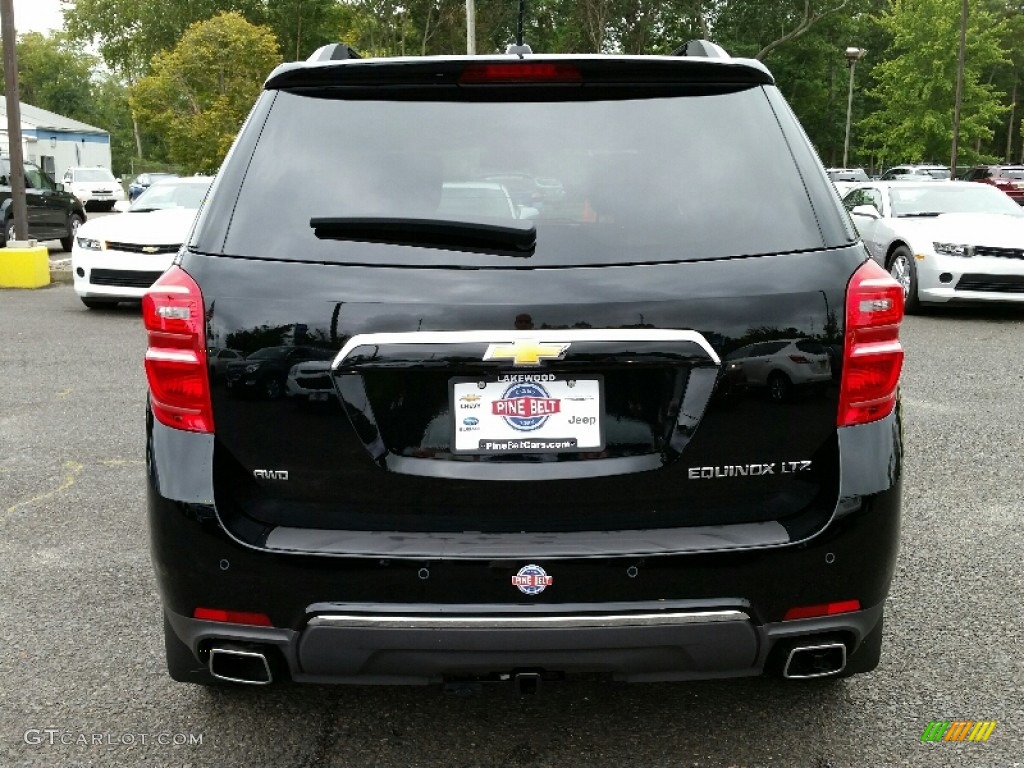 2016 Equinox LTZ AWD - Black / Saddle Up/Jet Black photo #5