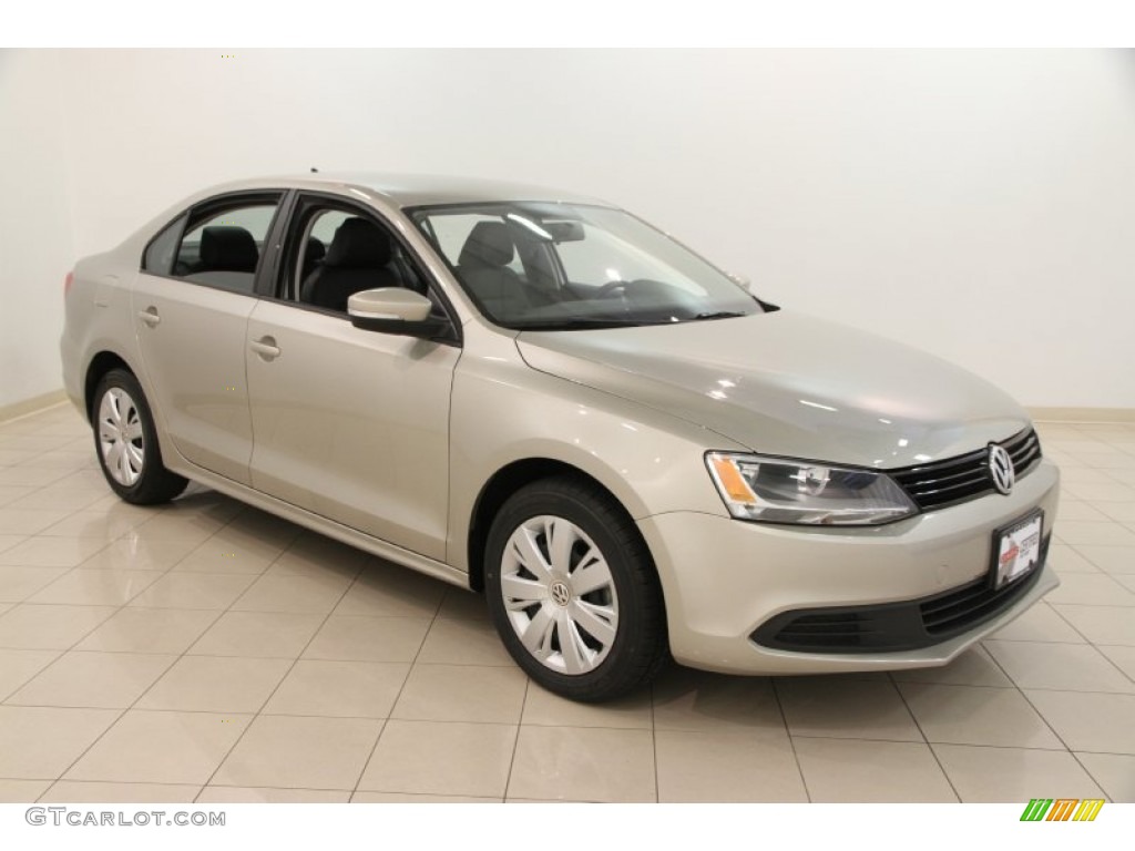 2014 Jetta SE Sedan - Moonrock Silver Metallic / Titan Black photo #1