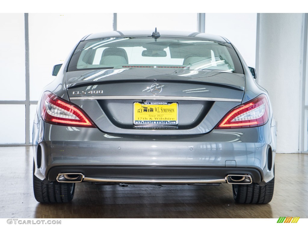 2016 CLS 400 Coupe - Selenite Grey Metallic / Crystal Grey/Seashell Grey photo #4