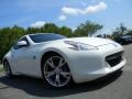 2009 Pearl White Nissan 370Z Touring Coupe  photo #2