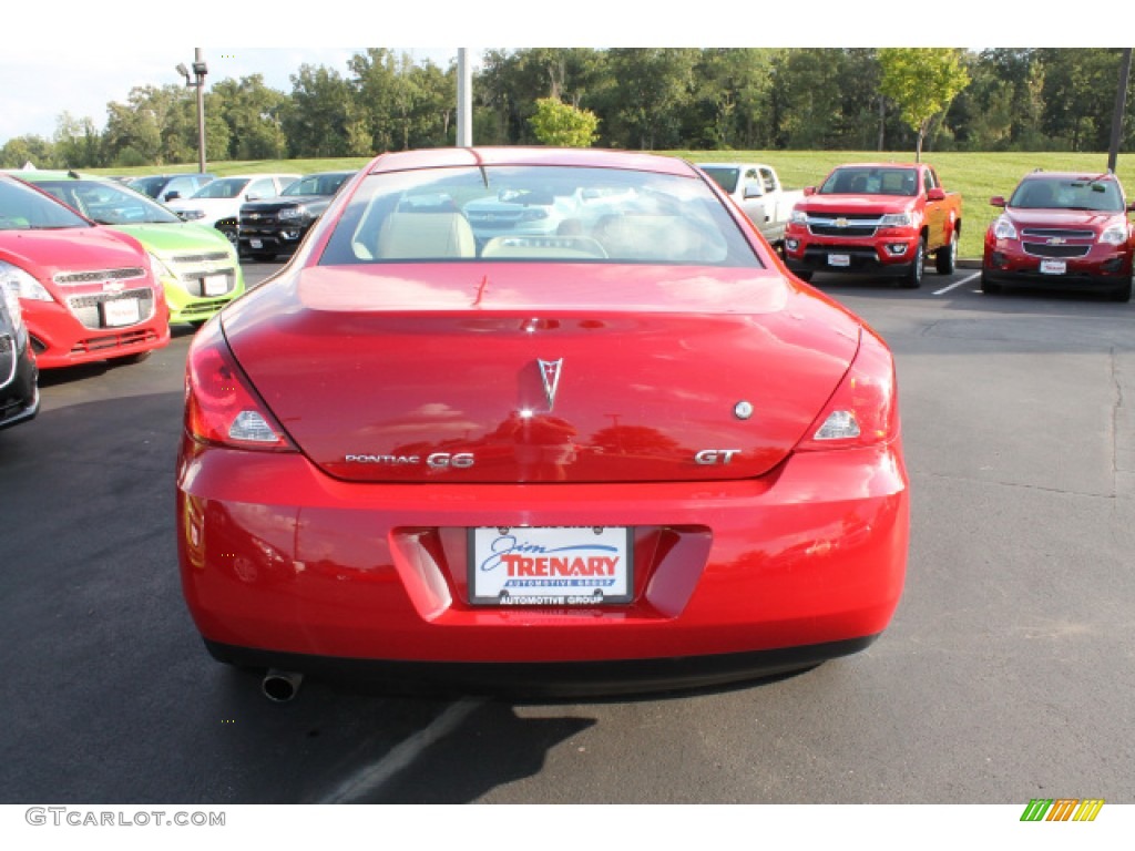 2007 G6 GT Coupe - Crimson Red / Light Taupe photo #6