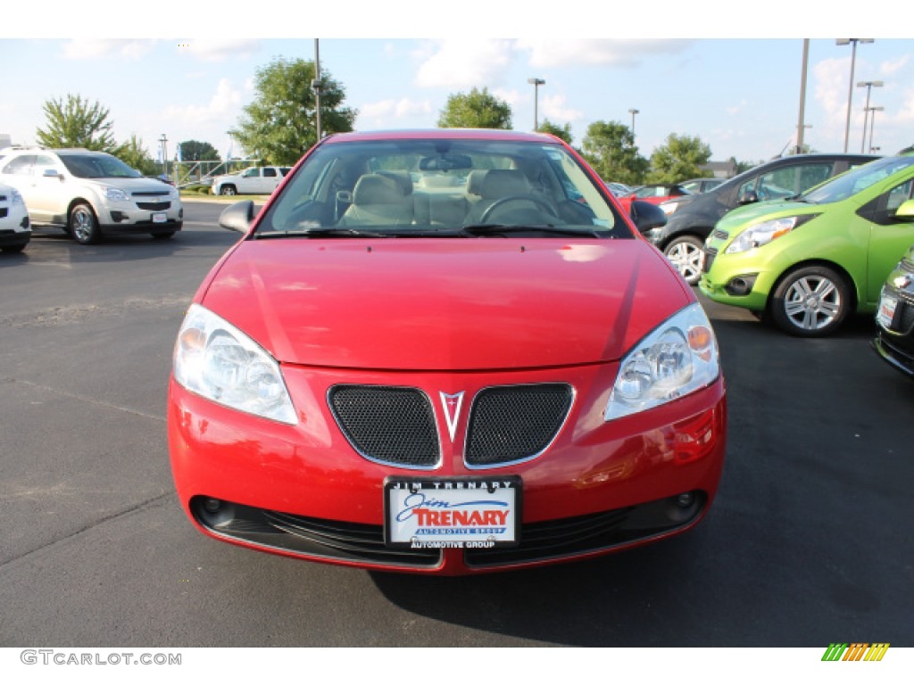 2007 G6 GT Coupe - Crimson Red / Light Taupe photo #8
