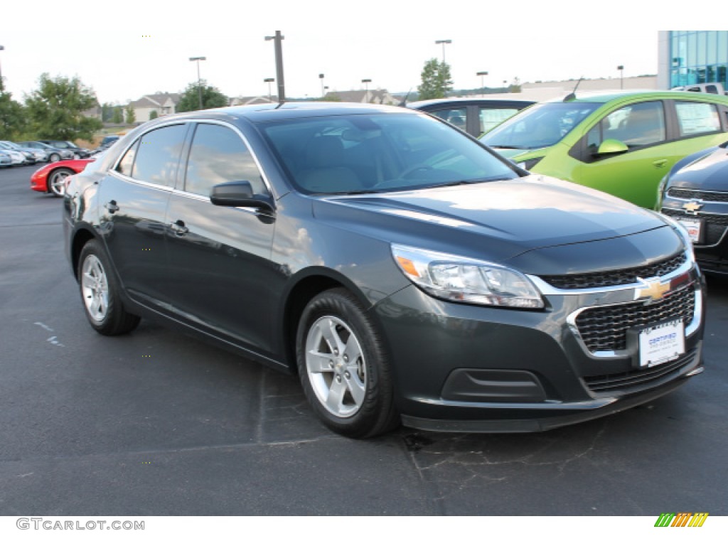 2014 Malibu LS - Ashen Gray Metallic / Jet Black/Titanium photo #2