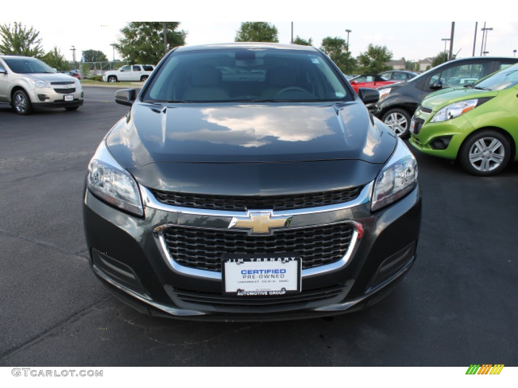 2014 Malibu LS - Ashen Gray Metallic / Jet Black/Titanium photo #8
