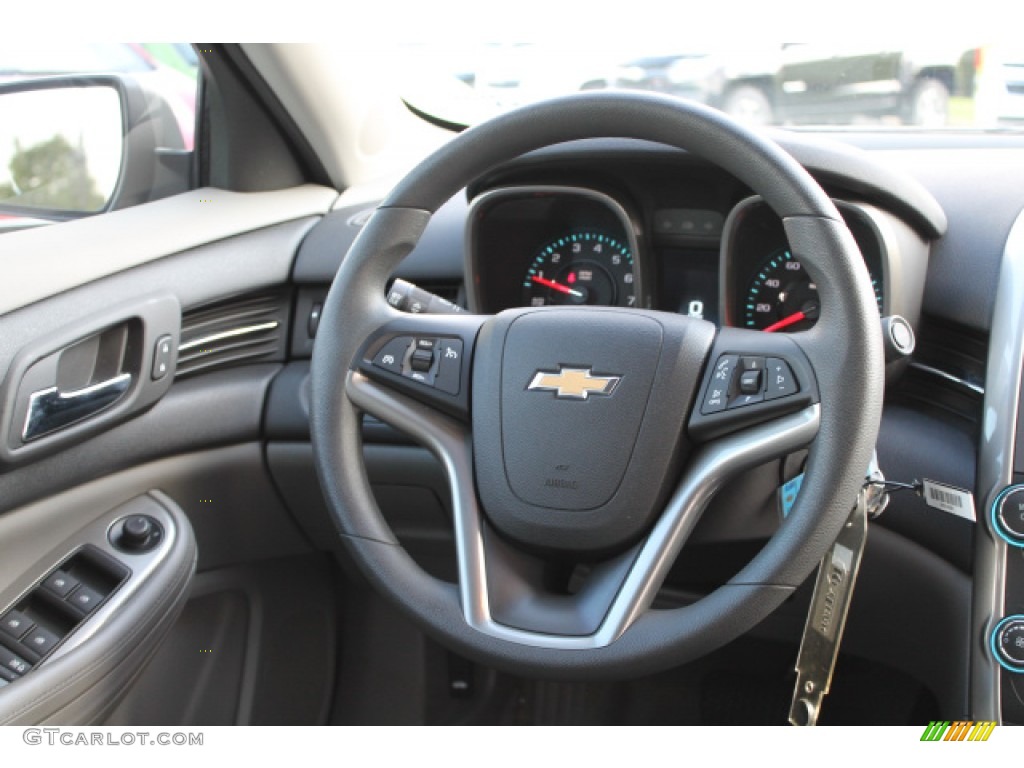 2014 Malibu LS - Ashen Gray Metallic / Jet Black/Titanium photo #11