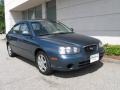 2003 Ocean Blue Hyundai Elantra GLS Sedan  photo #1