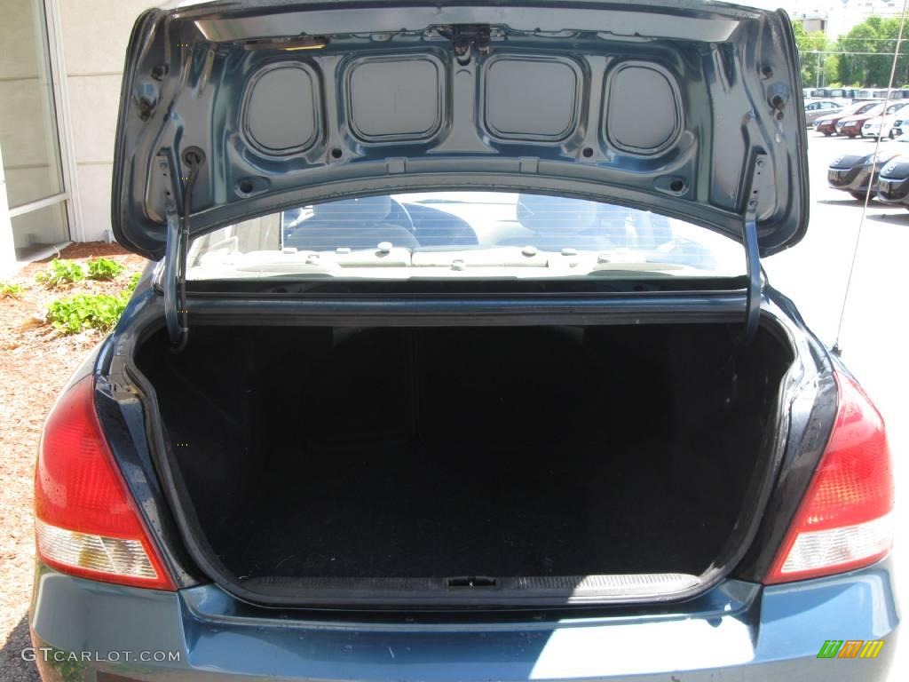 2003 Elantra GLS Sedan - Ocean Blue / Beige photo #4
