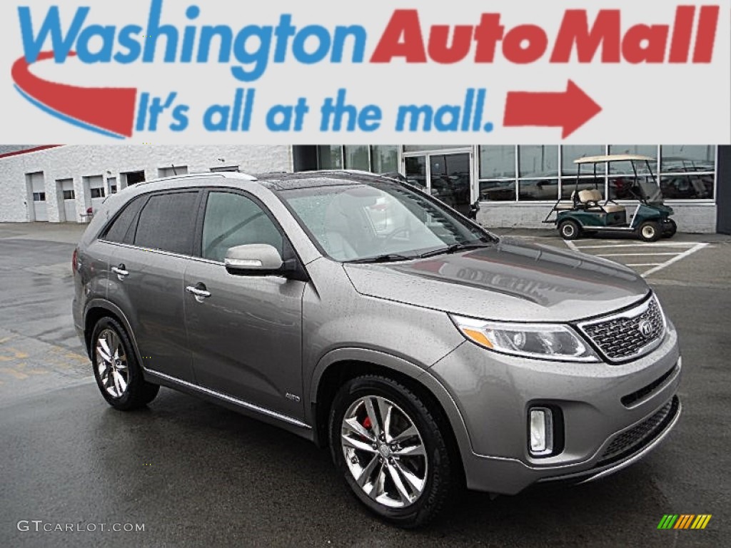 2015 Sorento Limited AWD - Titanium Silver / Gray photo #1