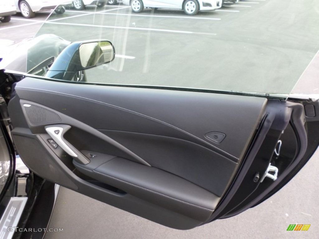 2016 Chevrolet Corvette Z06 Coupe Jet Black Door Panel Photo #107063098