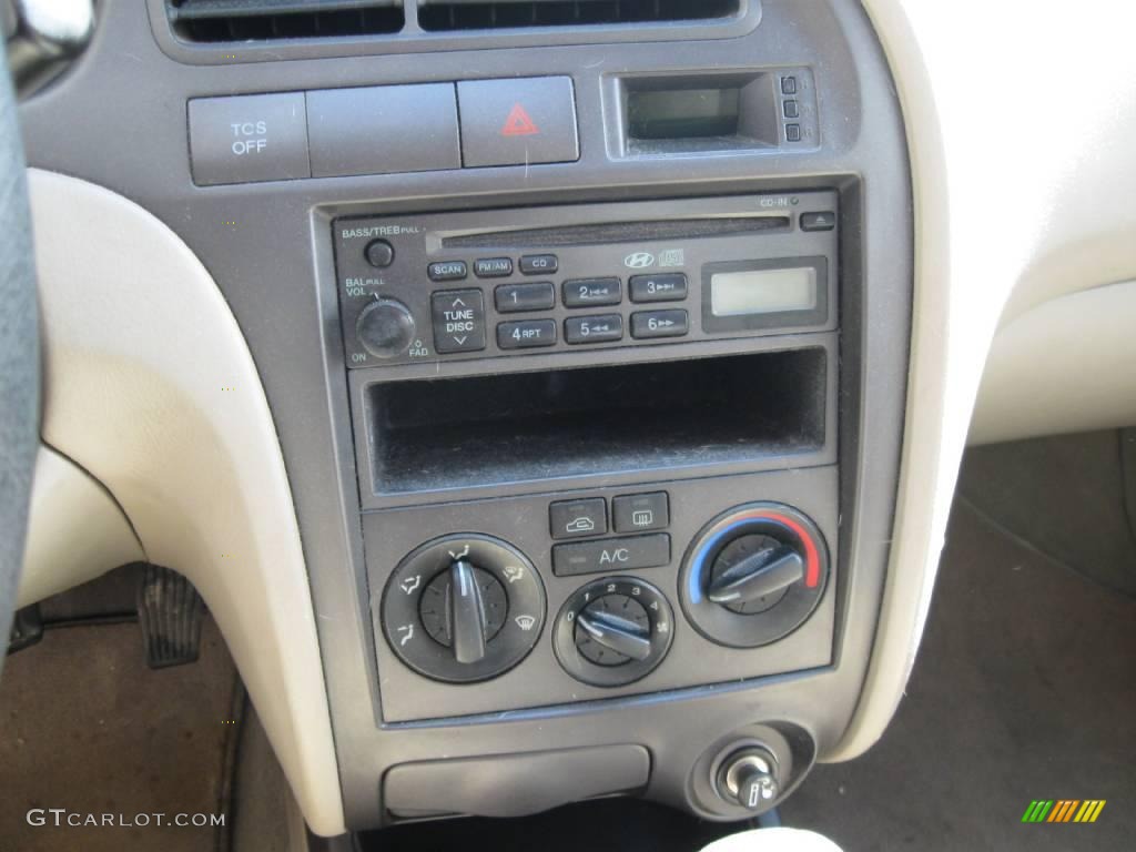 2003 Elantra GLS Sedan - Ocean Blue / Beige photo #8