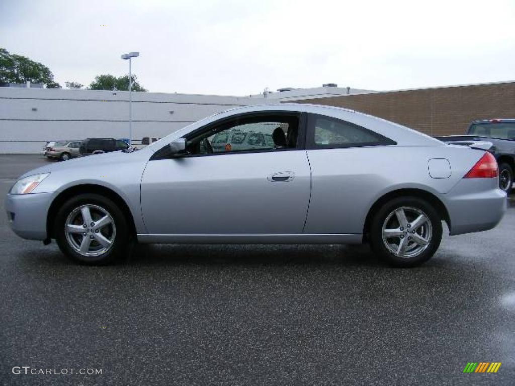 2003 Accord EX Coupe - Satin Silver Metallic / Black photo #2