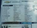 2016 Chevrolet Corvette Z06 Coupe Window Sticker