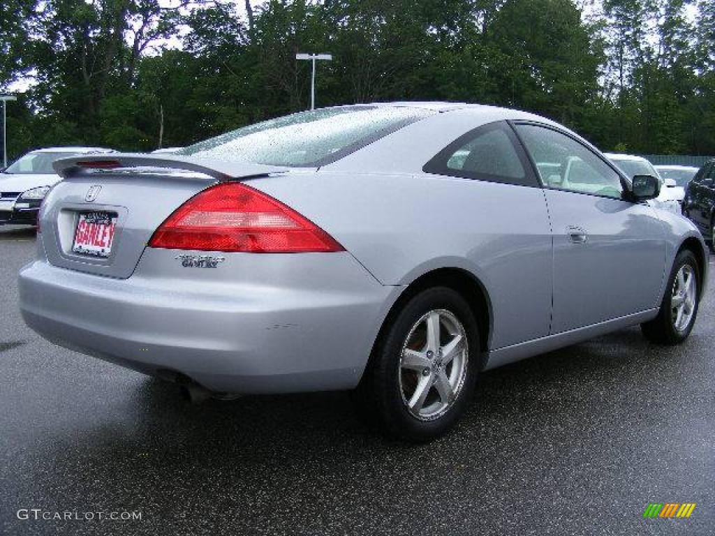2003 Accord EX Coupe - Satin Silver Metallic / Black photo #5