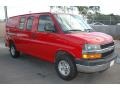 2005 Victory Red Chevrolet Express 2500 Commercial Van  photo #1